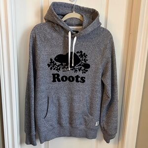 Roots Charcoal Hoodie for Men
